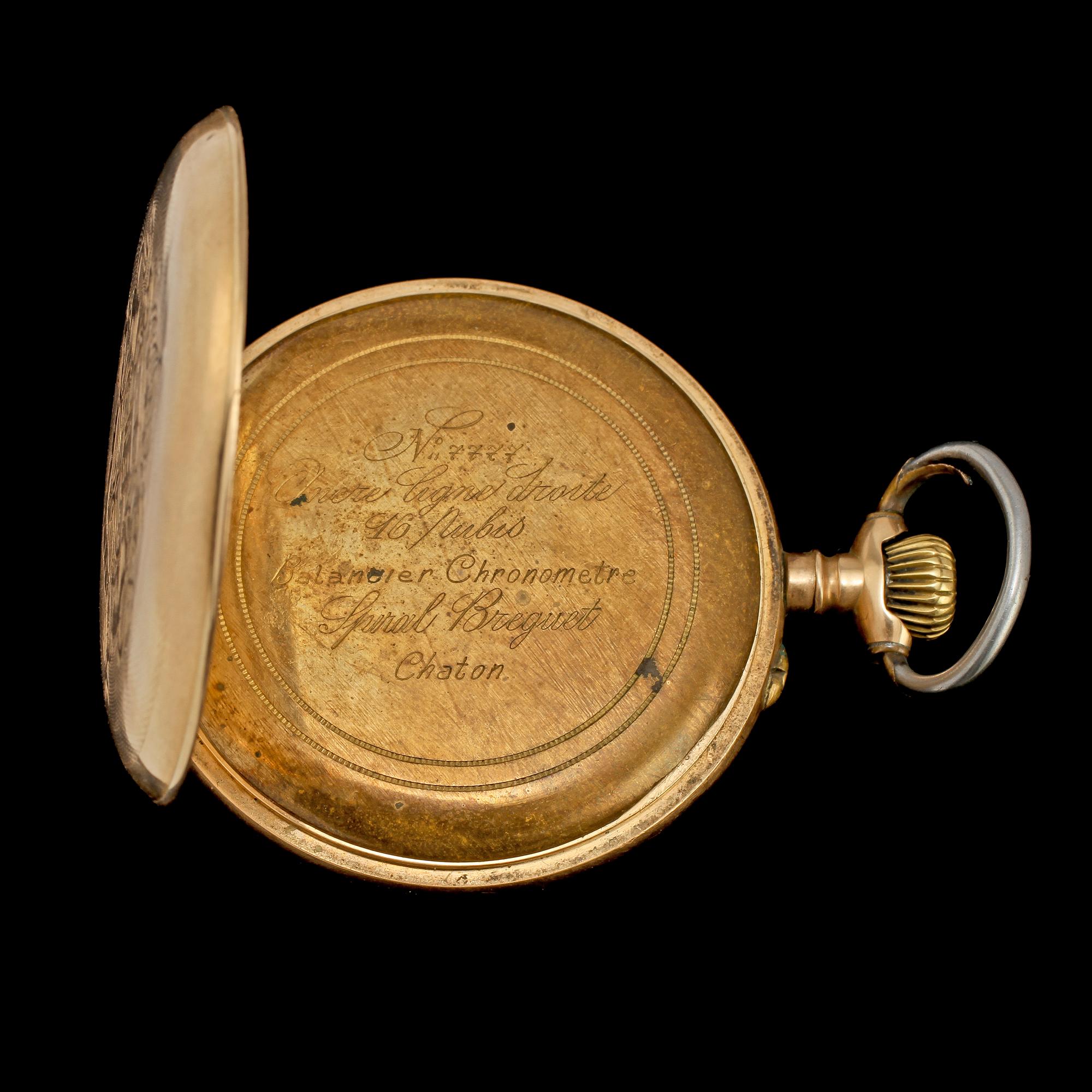 FICKUR, guld, 14 k, 1900-tal. Vikt 92 g.