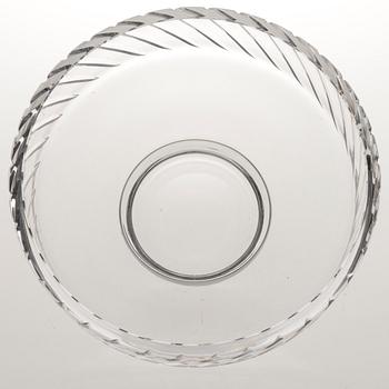 HELENA TYNELL, a bowl 'Vanne' signed Helena Tynell Riihimäen Lasi Oy.