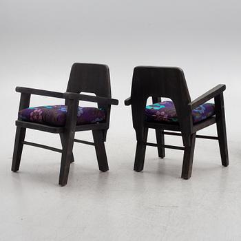 Stig Sandkvist, karmstolar 4 st, 1900-talets slut.