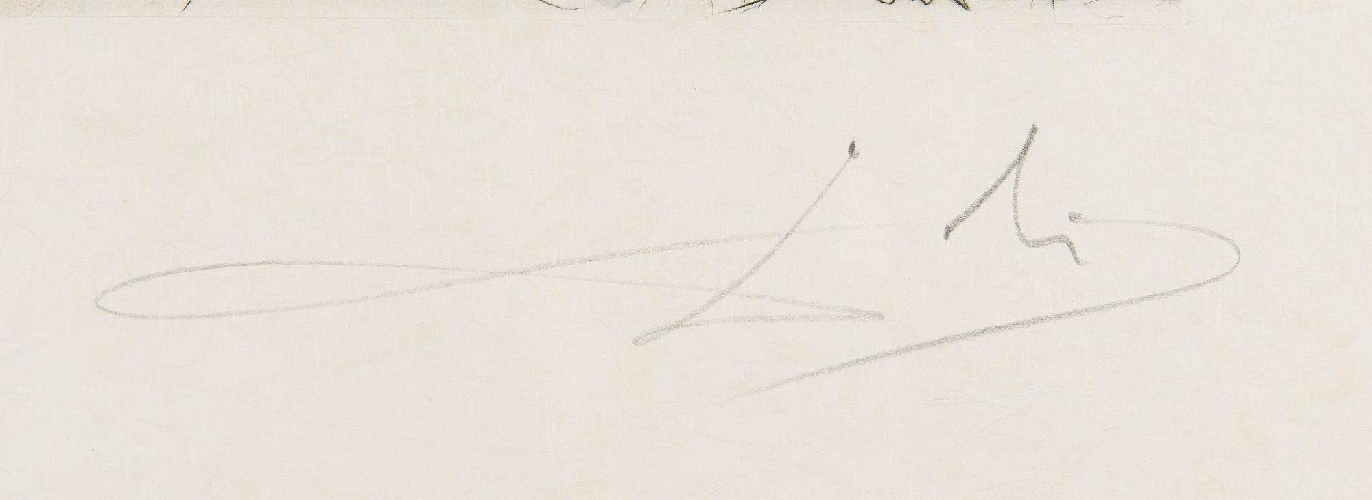 Salvador Dalí, "Nu à la jarretière" sarjasta "Hippies".