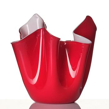 Fulvio Bianconi & Paolo Venini, a "Fazzoletto" bowl, Murano, Italy, mid-20th century.