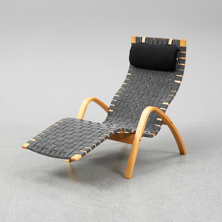 A 1990's birch 'Axstad' lounge chair by Kim Samson for IKEA.