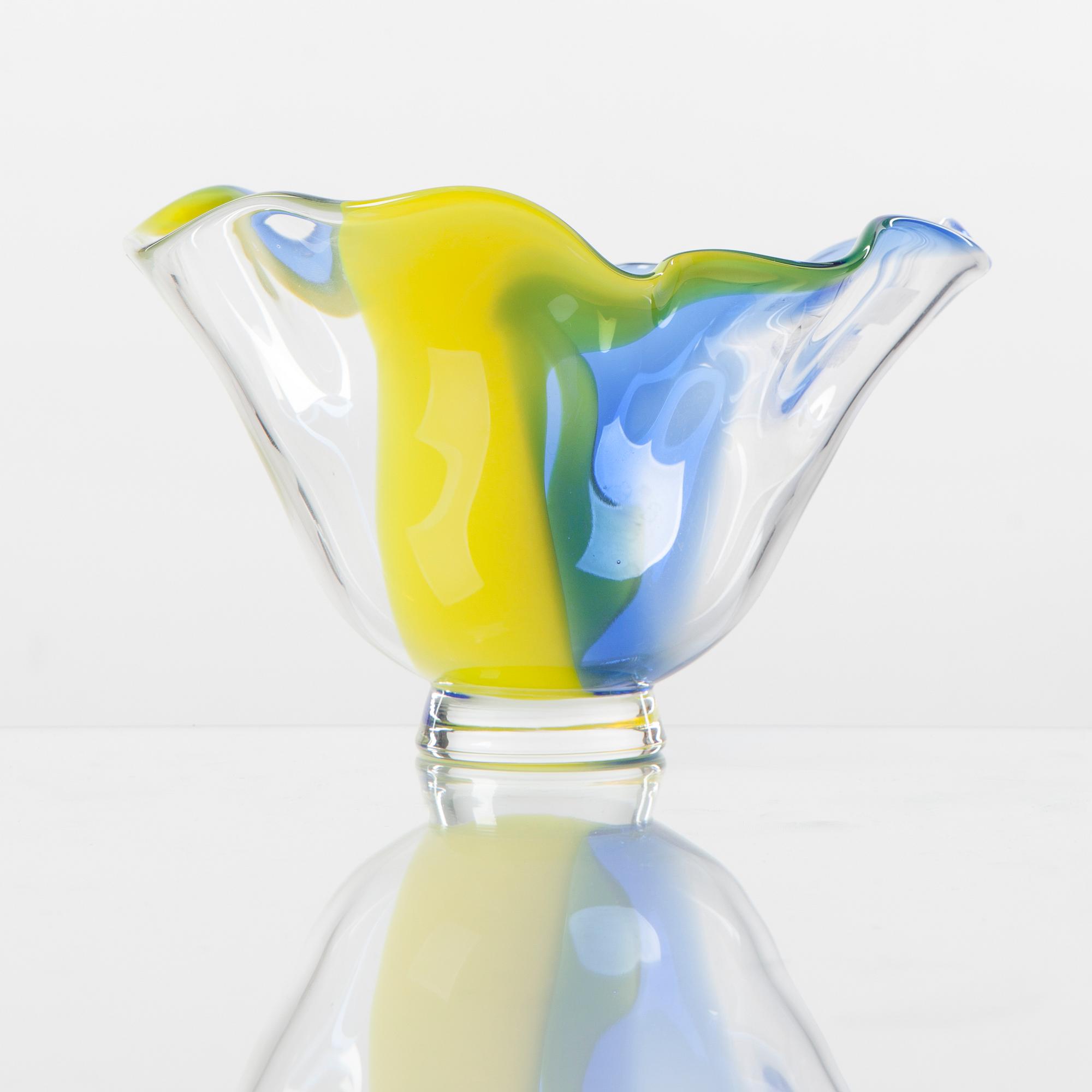 PARTI GLAS, 5 delar. Bl a Ulrica Hydman-Vallien, Kosta Boda och Alvar Aalto.