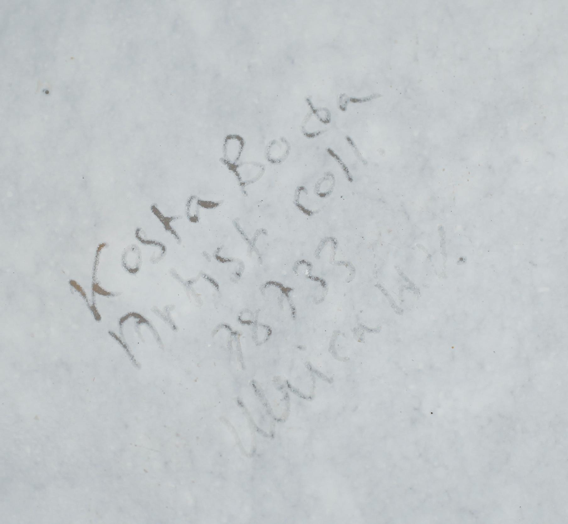 SKÅL, glas, Ulrica Hydman-Vallien, Kosta Boda.
