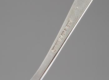 KAFFESKEDAR, 12 st, silver, GAB, Stockholm, 1968, vikt 197 g.