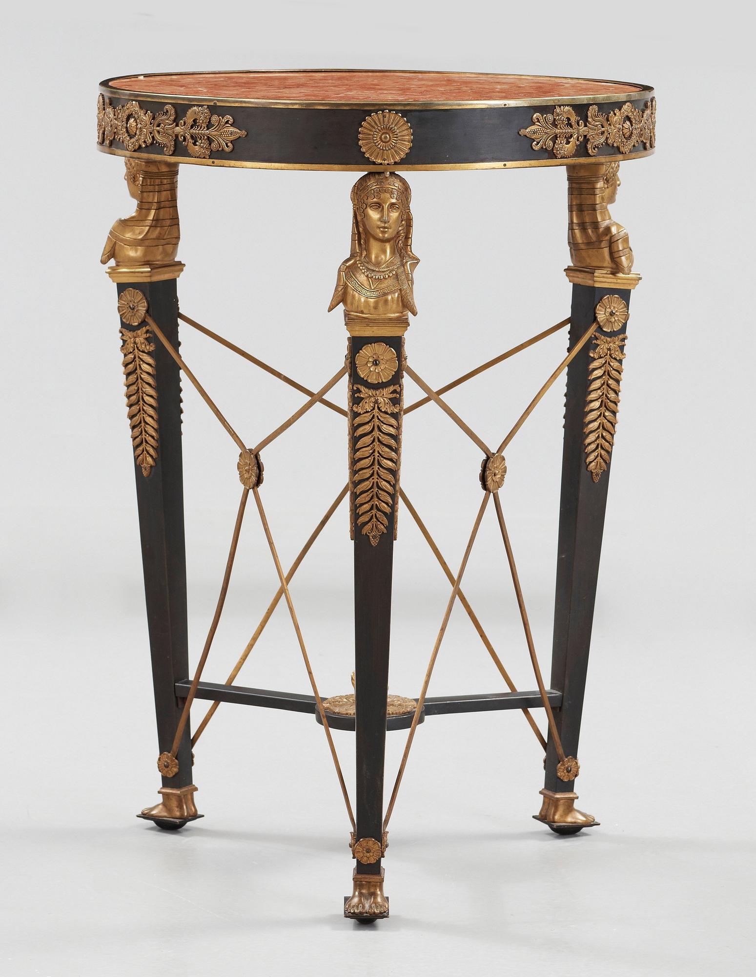 BORD. Empirestil, 1800-talets andra hälft.