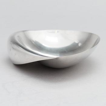 Tapio Wirkkala, skål, silver (916), Kultakeskus, Tavastehus 1958.