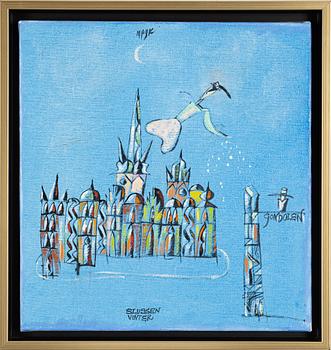 Madeleine Pyk, "Slussen, vinter".