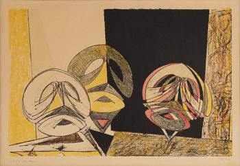 Max Ernst, lithograph in colours, 1950, signed XXXV/LX.