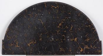 The "De Geer cabinets" a pair of demi-lune cabinets by Georg Haupt (master in Stockholm 1770-1784), Gustavian.