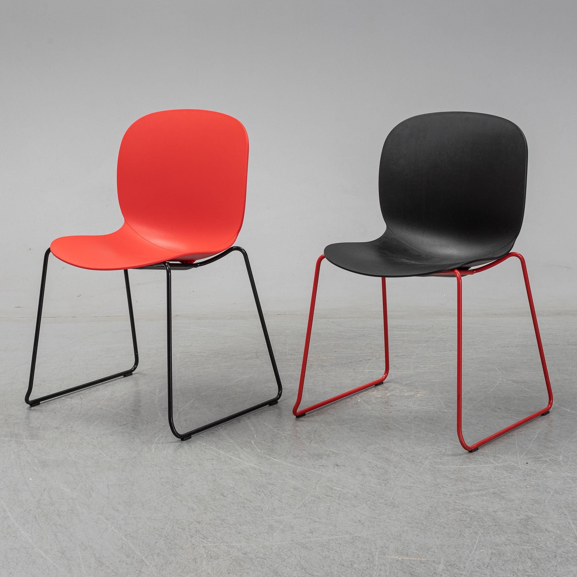 11 chairs by Susanne Grønlund, 'RBM NOOR', Flook.