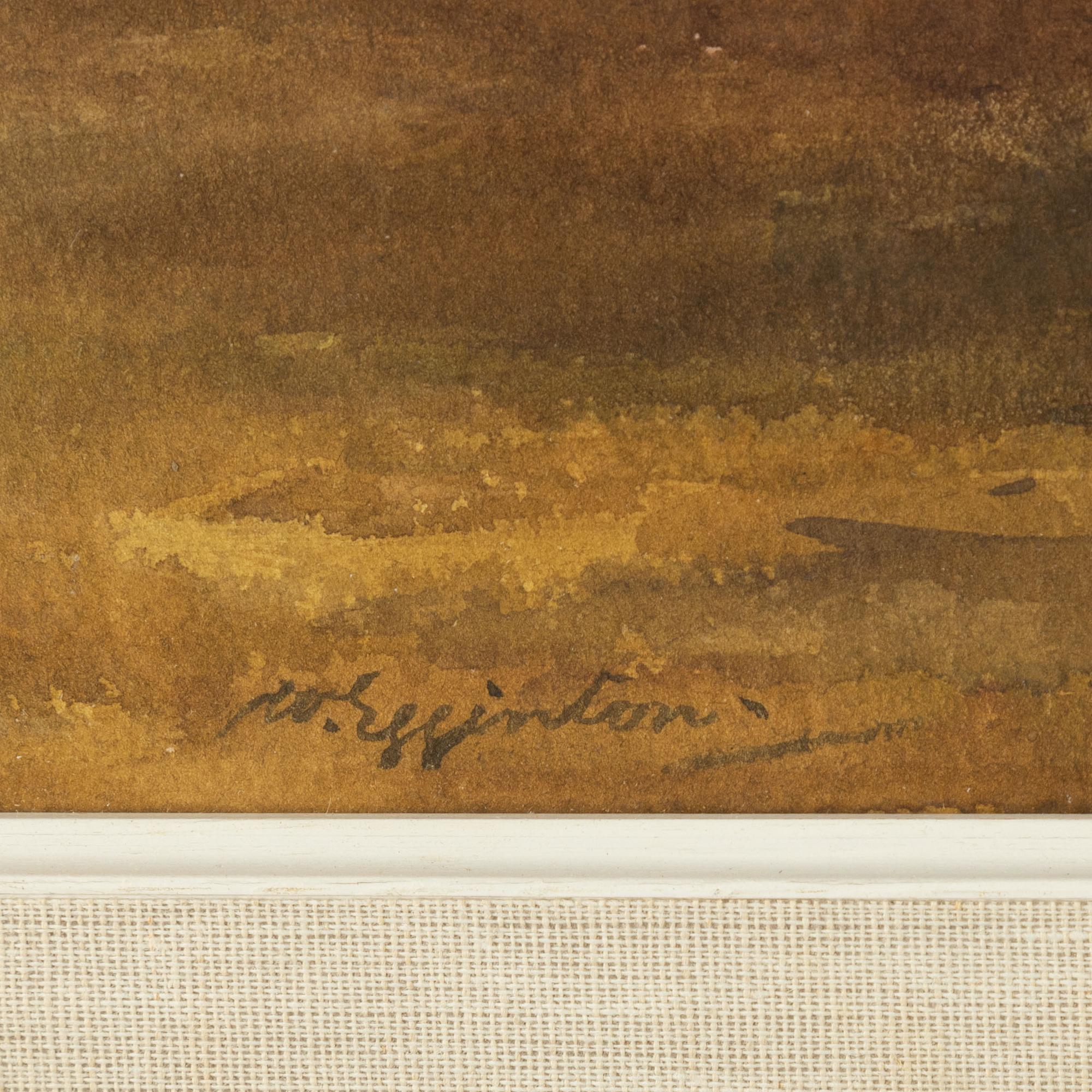 Frank Egginton, watercolour, signed.