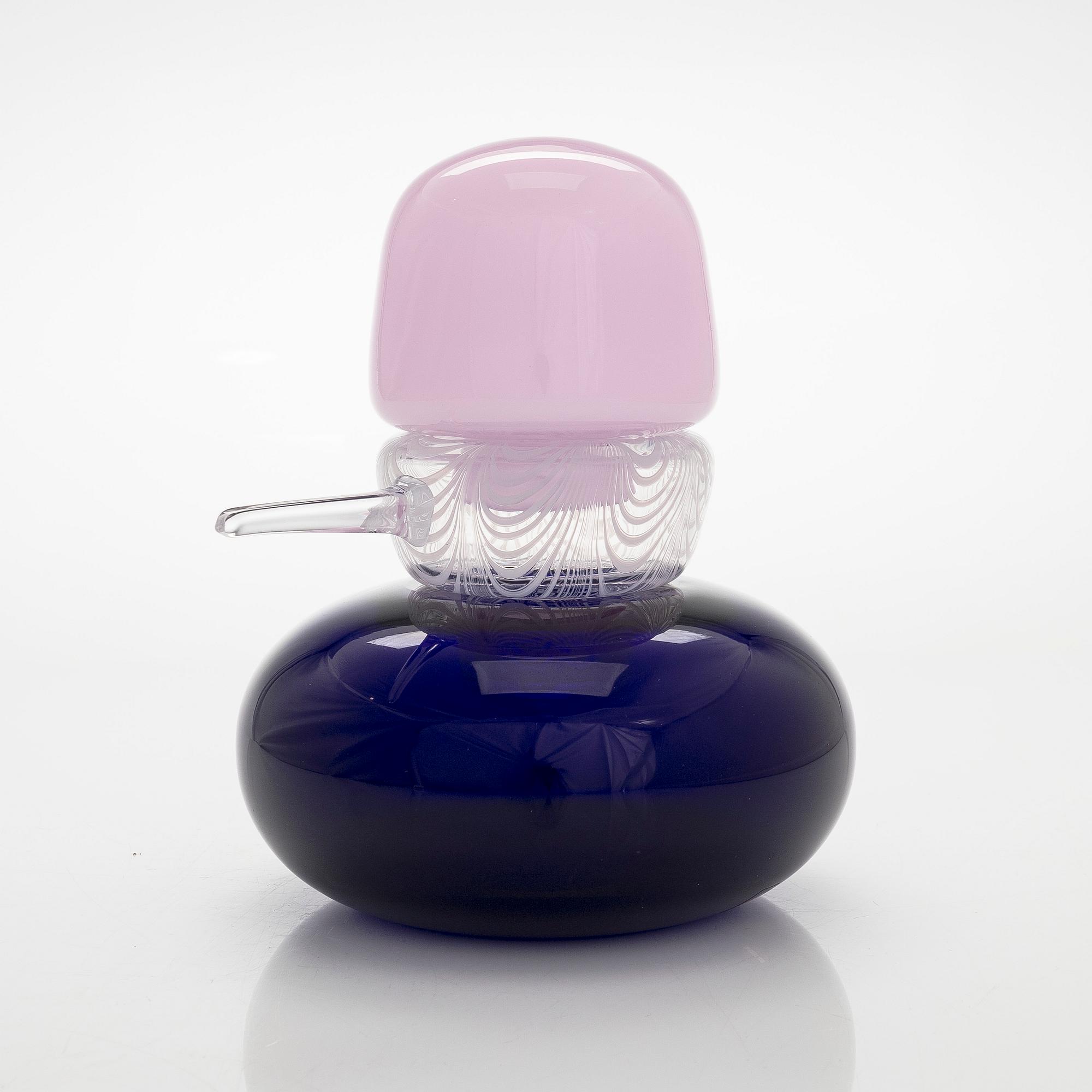Matti Klenell, a 'Korpi Mommy' glass bird signed M. Klenell Iittala.