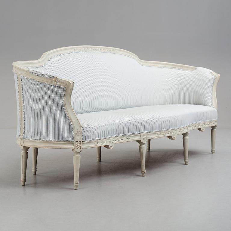 A Gustavian sofa.