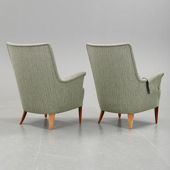 FÅTÖLJER, ett par, 1900-talets mitt.