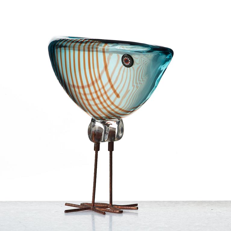Alessandro Pianon, a "Pulcino" glass bird, Vistosi, Italy 1960's.