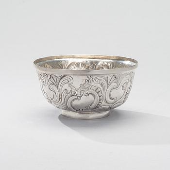 A BOWL, silver, Wyborg, Carl Christian Forsman, made 1753-1758.