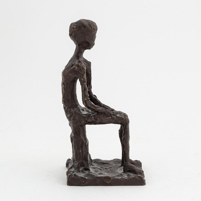 Asmund Arle, skulptur, brons, signerad och daterad 1950.