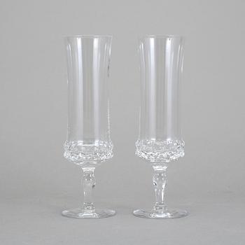 CHAMPAGNESTRUTAR, 12 st, 'Silvia', Ingeborg Lundin, Orrefors.