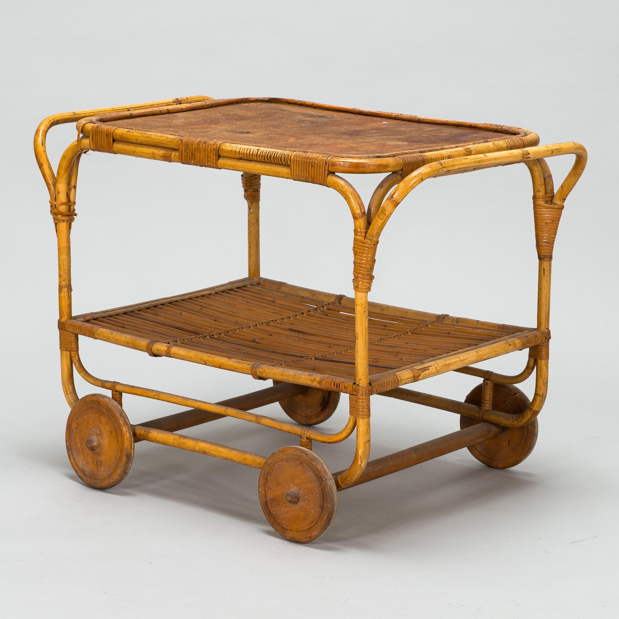 Serveringsvagn, 1900-talets mitt.
