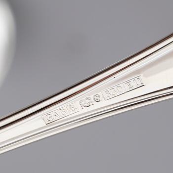 BESTICK, 45 delar, silver, olika modeller, 1900-/2000-tal. Total vikt ca 499 g.