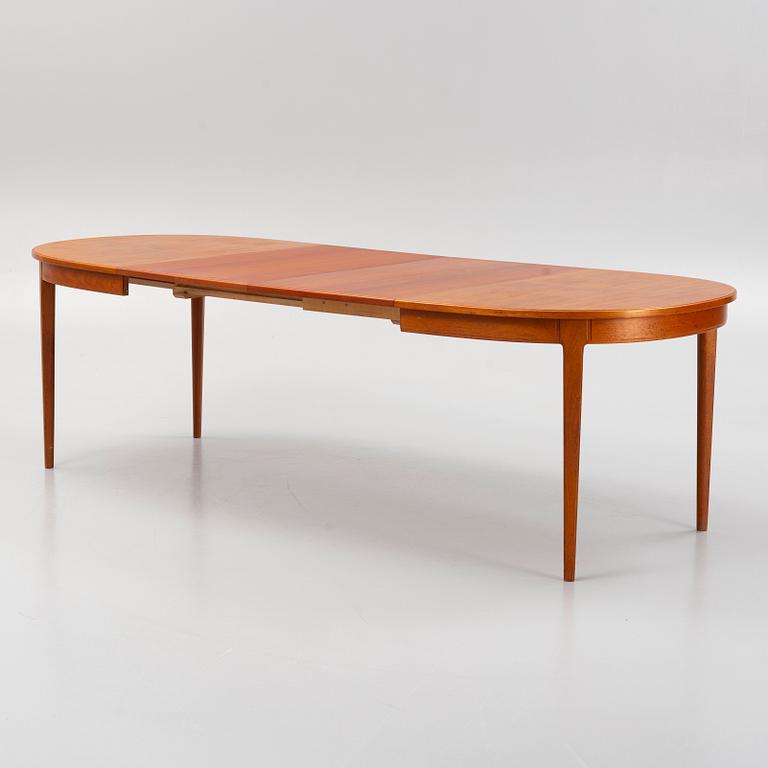 Carl Malmsten, a 'Herrgården' dining table and six chairs, Bodafors, second half of the 20th Century.