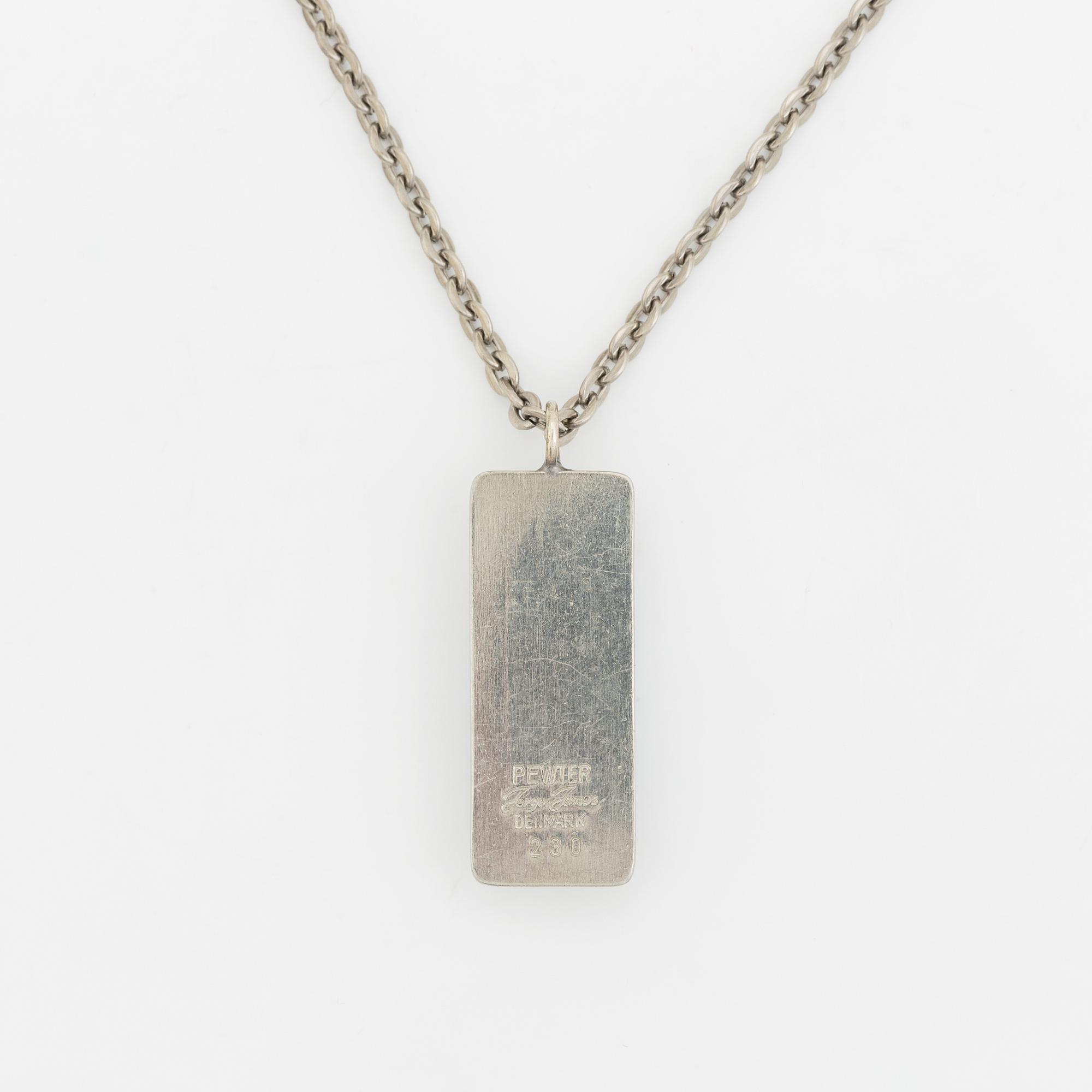 Jorgen Jensen, hänge "Pewter" tenn, Danmark.
