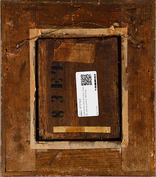 ADRIAEN VAN OSTADE, hans art, olja på pannå, 1800-tal.