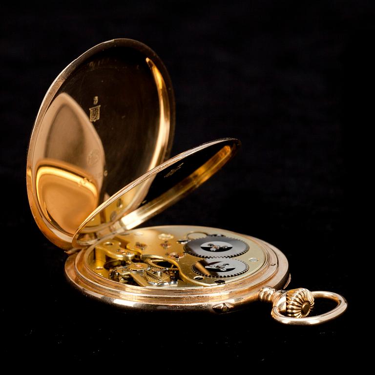 FICKUR, IWC Shauffhausen 14K kultaa. 1920-tal. Totalvikt 93 g.