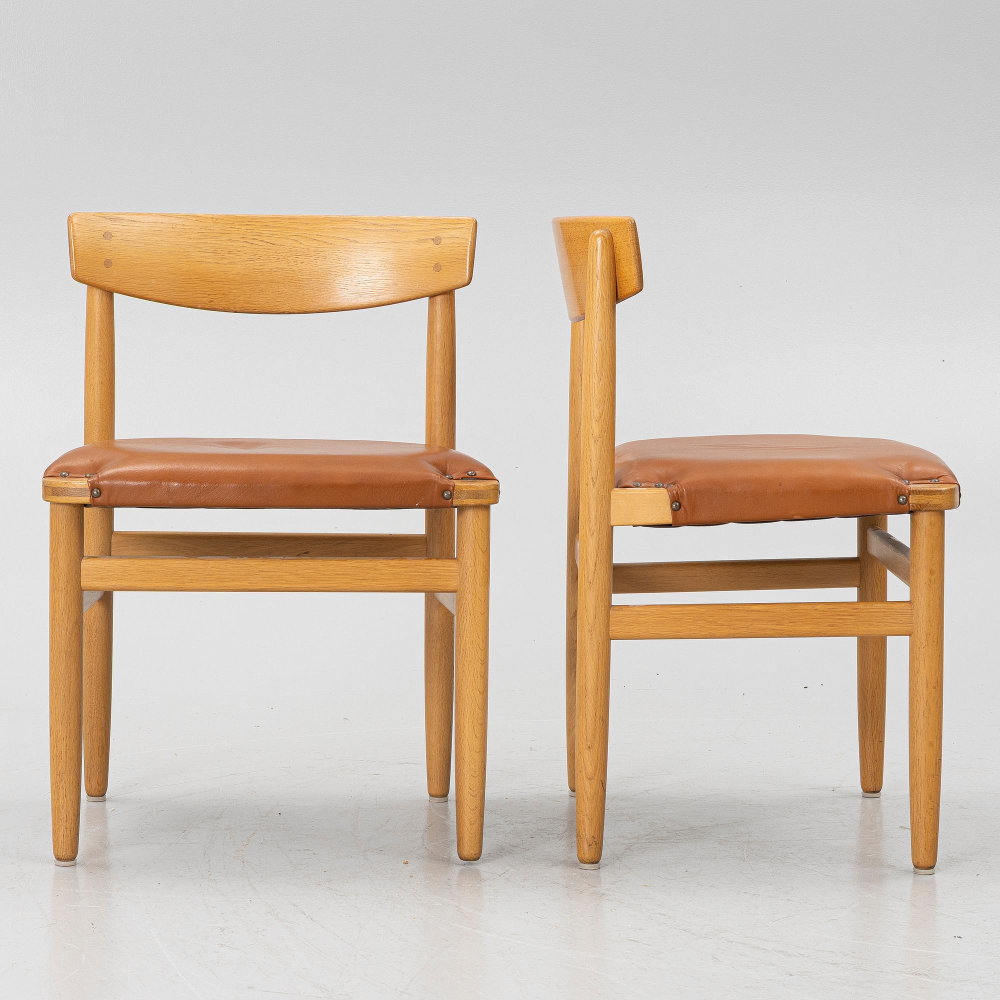 Børge Mogensen, Four 'Öresund' chairs, Karl Andersson & Söner.