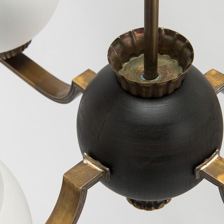 Paavo Tynell, taklampa, modell 1279/4, Taito 1930-tal.