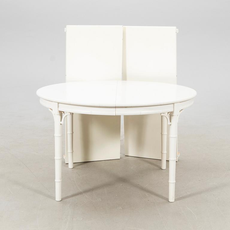 A seven-piece dining suite by Miranda of Sweden, second half of the 20th century.