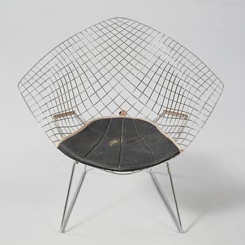 FÅTÖLJ, "Diamond Chair", Harry Bertoia, 1900-talets andra hälft.