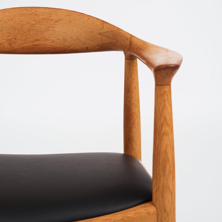 Hans J. Wegner, stolar, "The Chair" ett par, JH-503, Johannes Hansen, Danmark 1950-60-tal.