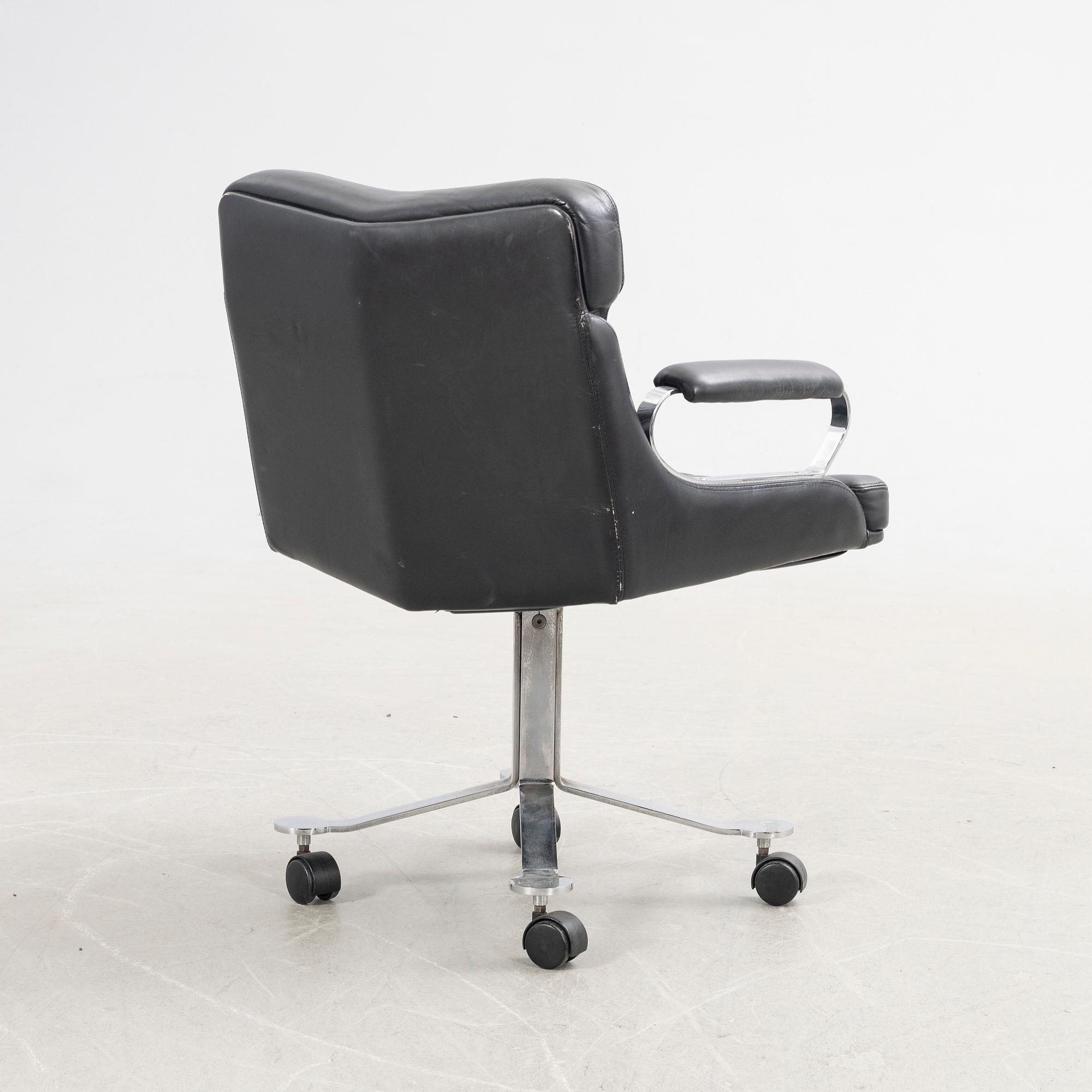 Office chair, possibly Saporiti, Italy, 1970s.