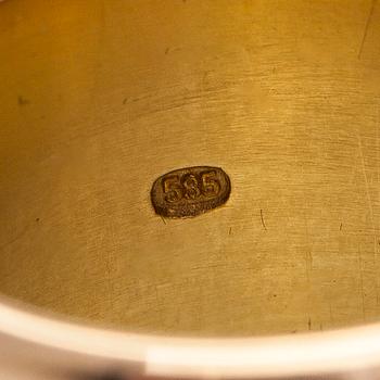 Ring, brilliant-cut diamond circa 1.19 ct, 14K gold.