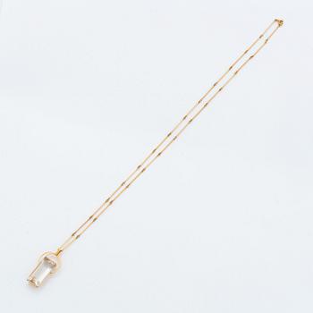 18K gold and rock crystal necklace, Stigbert, Engelbert.