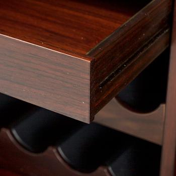 Torbjørn Afdal, a 'Times' rosewood veneered bar cabinet, Bruksbo, Norway, mid 20th century.