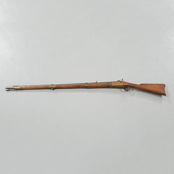 A percussion rifle for the swedish army, m/1845-54.