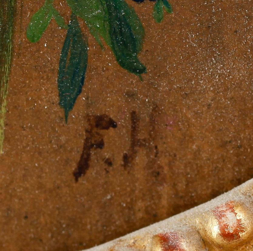 FANNY HJELM, olja på papp, monogramsignerad.