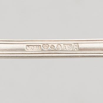 A Silver Cutlery, model "Olga", some GAB, Stockholm 1960 (99 pieces).