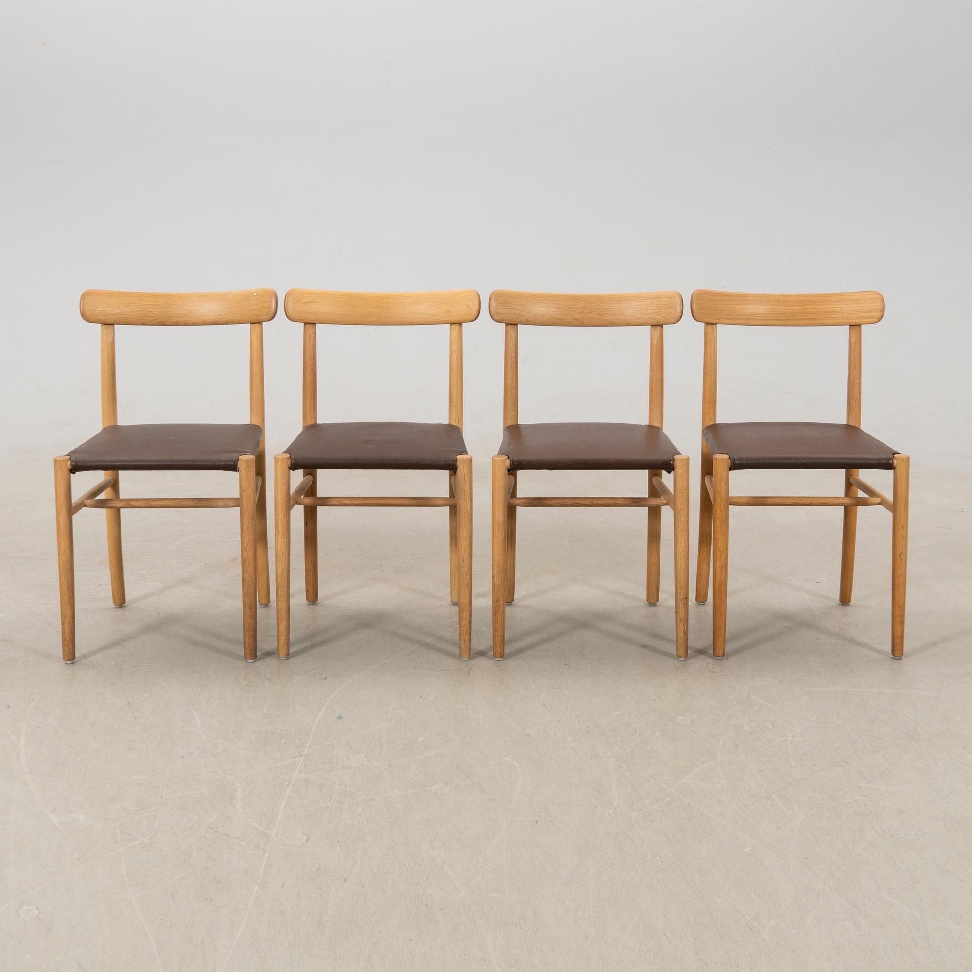 Jasper Morrison, stolar 4 st "Lightwood", Maruni Collection, Japan.