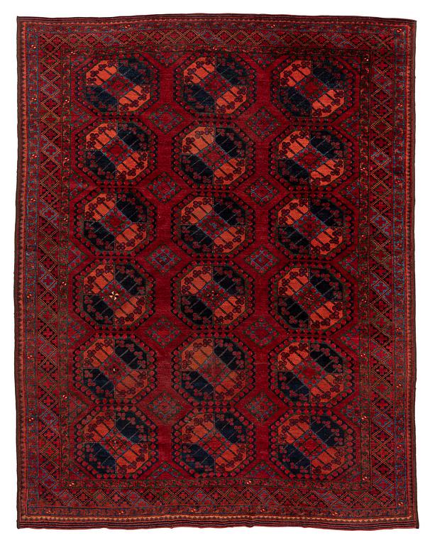 An antique Ersari carpet, North Afghanistan, c. 310 x 242 cm.