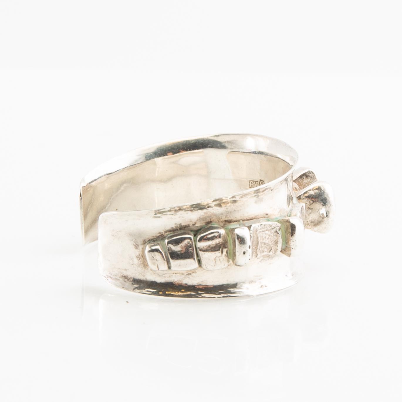 Armband, silver, Claes Giertta, Stockholm, 1967.