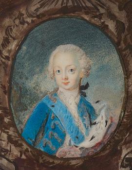 Niclas Lafrensen d.ä., Miniature of Adolf Fredrik, Lovisa Ulrika & Gustav III.