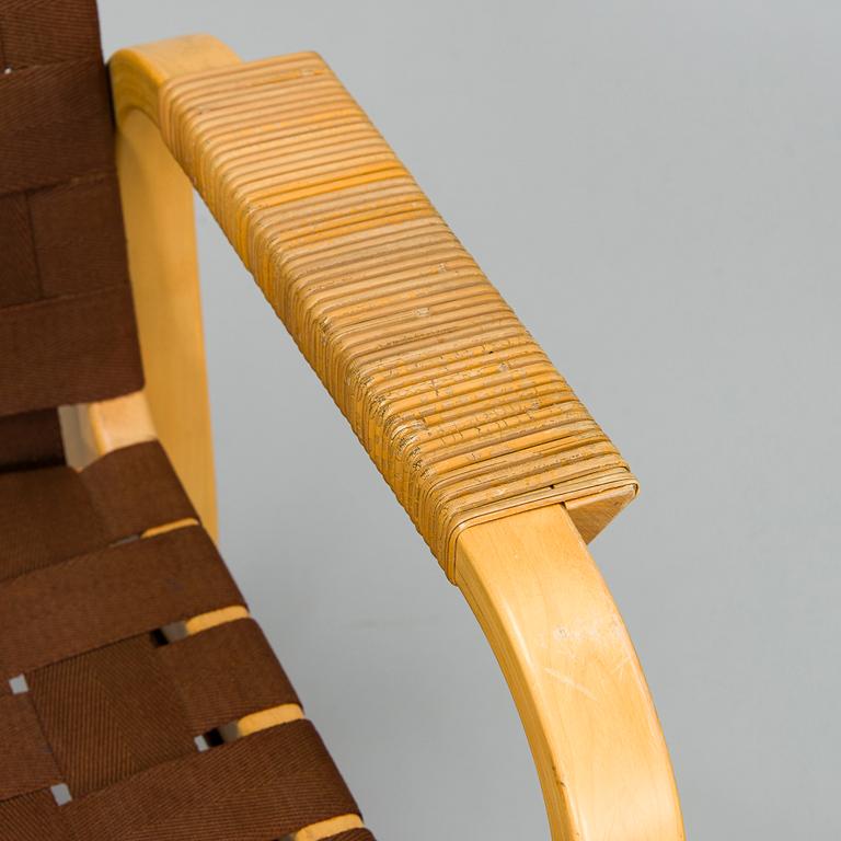 Alvar Aalto, karmstol, ett par, modell 45 för Artek 1900-talets slut.