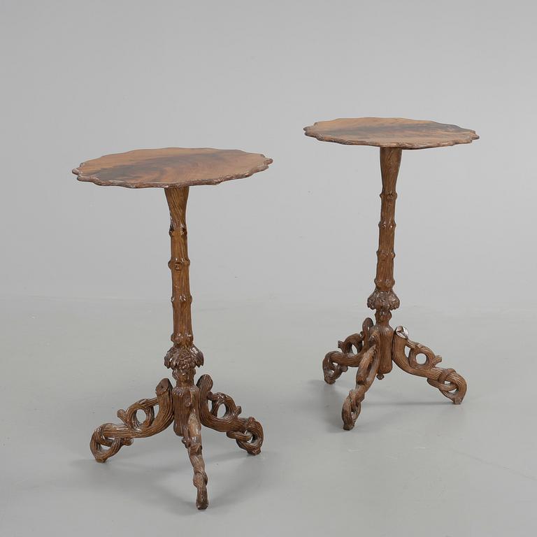 LAMPBORD/PELARBORD, nyrokoko, 1800-talets andra hälft.