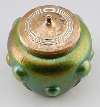 LOCKSKÅL, glas, omkring år 1900.