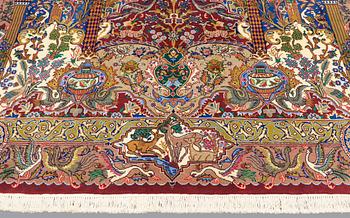 A carpet, Kashmar, 302 x 201 cm.