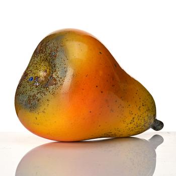 Hans Hedberg, a faience sculpture of a pear. Biot, France.